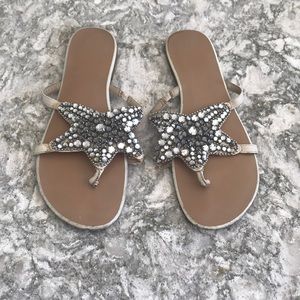 INC starfish sandals size 8
